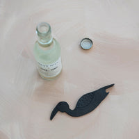 Design Shop Metal Bird Bottle Opener, Black