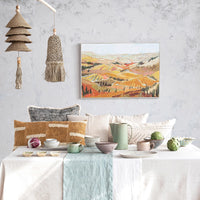 Design Shop Wood & Hand-Woven Seagrass & Rattan Mobile/Wall Hanging, Natural