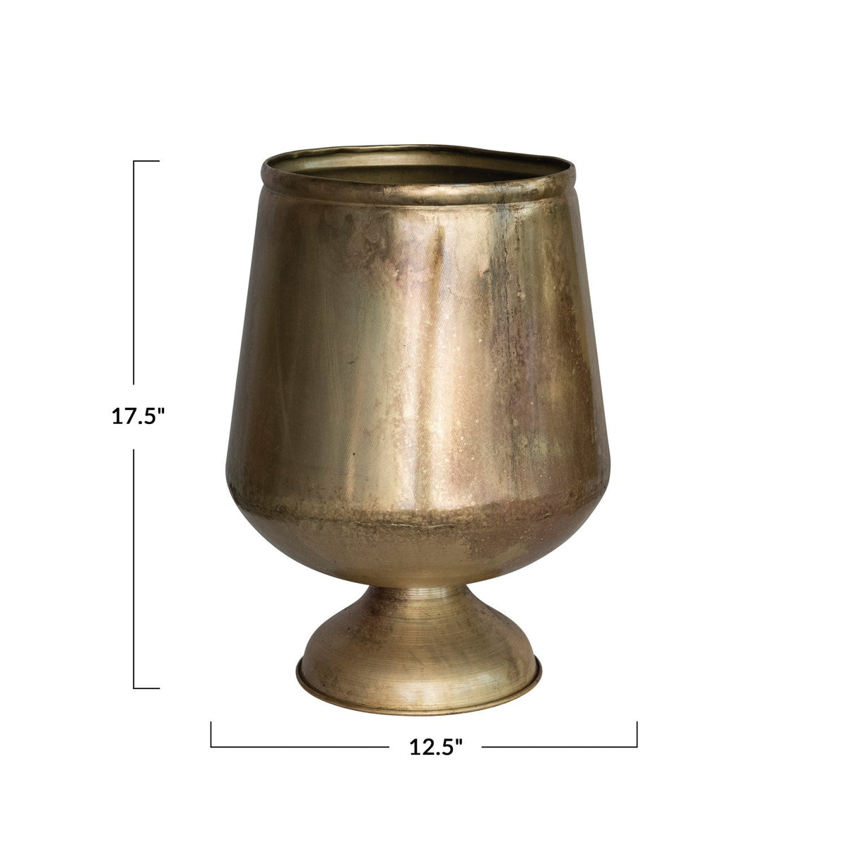 Design Shop Metal Footed Planter (Holds 9" Pot)