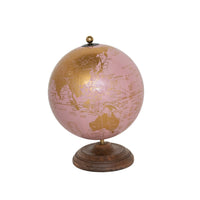 Design Shop Metal & PVC Globe on Mango Wood Stand