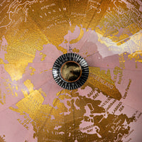 Design Shop Metal & PVC Globe on Mango Wood Stand