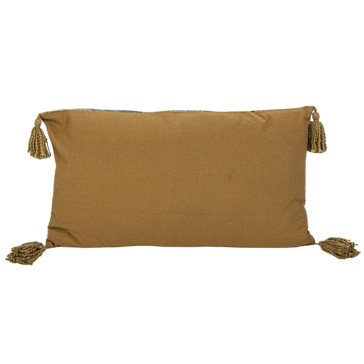 Design Shop 24"L x 14"H Cotton Velvet Printed Lumbar Pillow