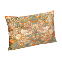 Design Shop 24"L x 16"H Cotton Velvet Printed Lumbar Pillow