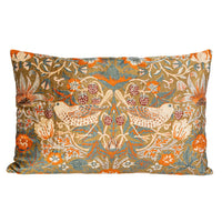 Design Shop 24"L x 16"H Cotton Velvet Printed Lumbar Pillow