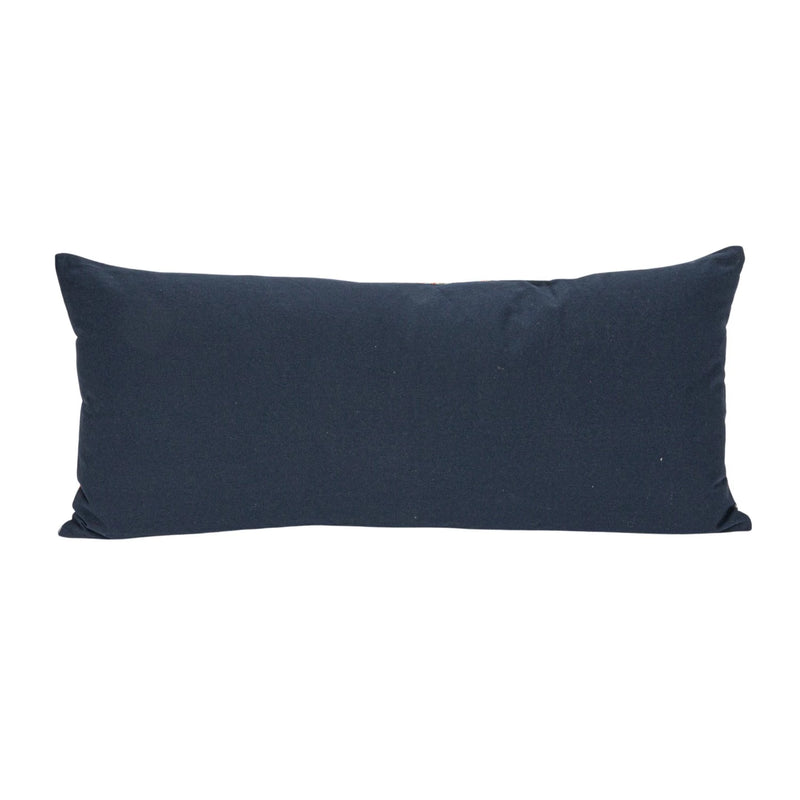 Design Shop 32"L x 14"H Cotton Velvet Printed Lumbar Pillow