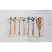 Design Shop 20"H Dried Natural Craspedia Bunch, 6 Colors