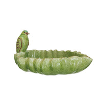 Design Shop Decorative Resin Leaf Shaped Bowl w/ Bird
