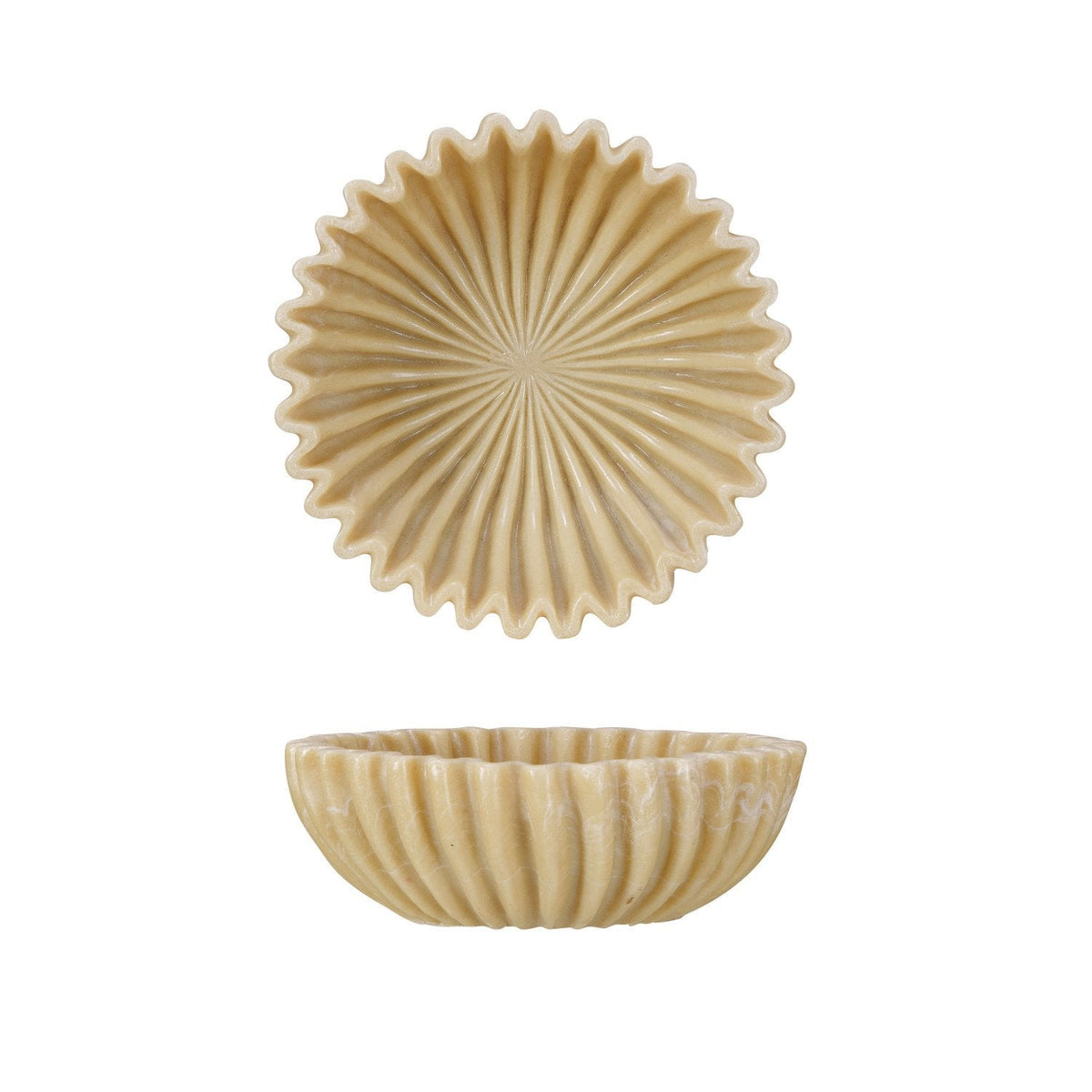 Design Shop Decorative Resin Pleated Bowl
