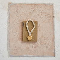 Design Shop Wood Bead Garland w/ Heart