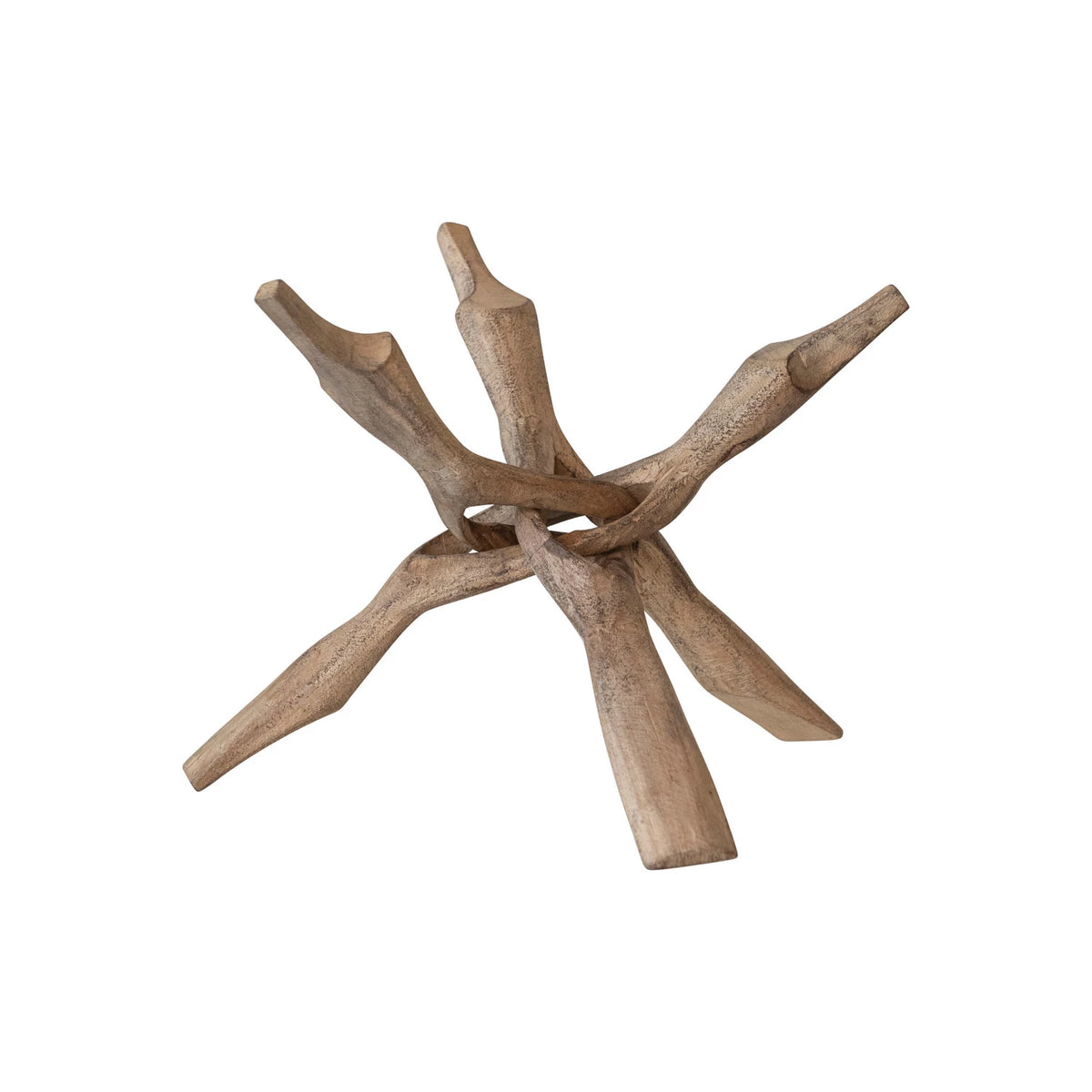 Design Shop Reclaimed Wood Vintage Reproduction Folding Pot Stand