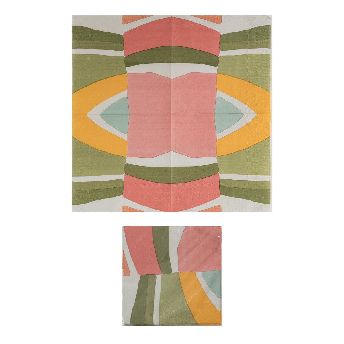 Design Shop Paper Napkins w/ Abstract Design