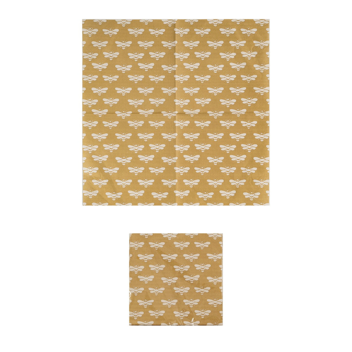 Design Shop Paper Napkins w/ Bee Pattern