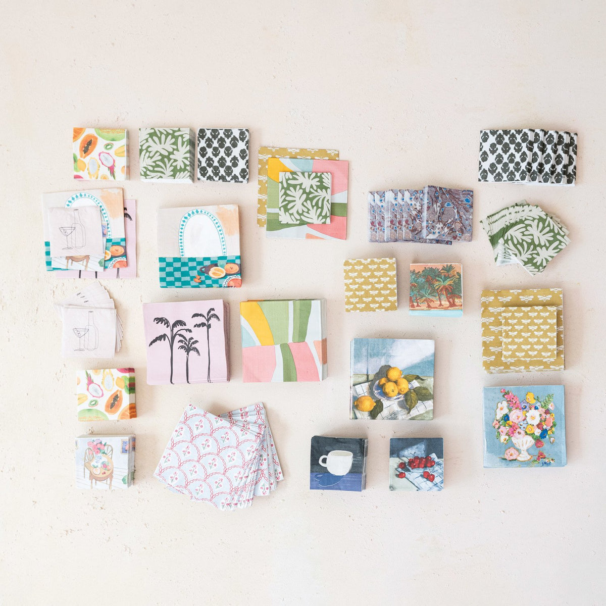 Design Shop Paper Napkins w/ Bee Pattern