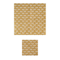 Design Shop Paper Napkins w/ Bee Pattern