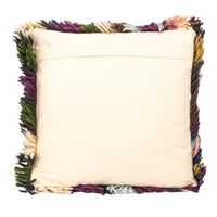 Design Shop 20" Square Woven New Zealand Wool Shag Pillow