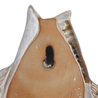 Design Shop Vine Reproduction Stoneware Fish Shaped Wall Vase (each One Will Vary)
