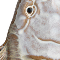 Design Shop Vine Reproduction Stoneware Fish Shaped Wall Vase (each One Will Vary)