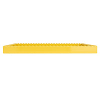 Design Shop MDF & Rubberwood Lacquered Tray w/ Hobnail Edge & Handles
