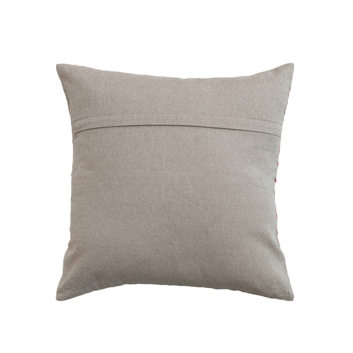 Design Shop 20" Square Cotton Voile Printed Pillow w/ Suzani Pattern