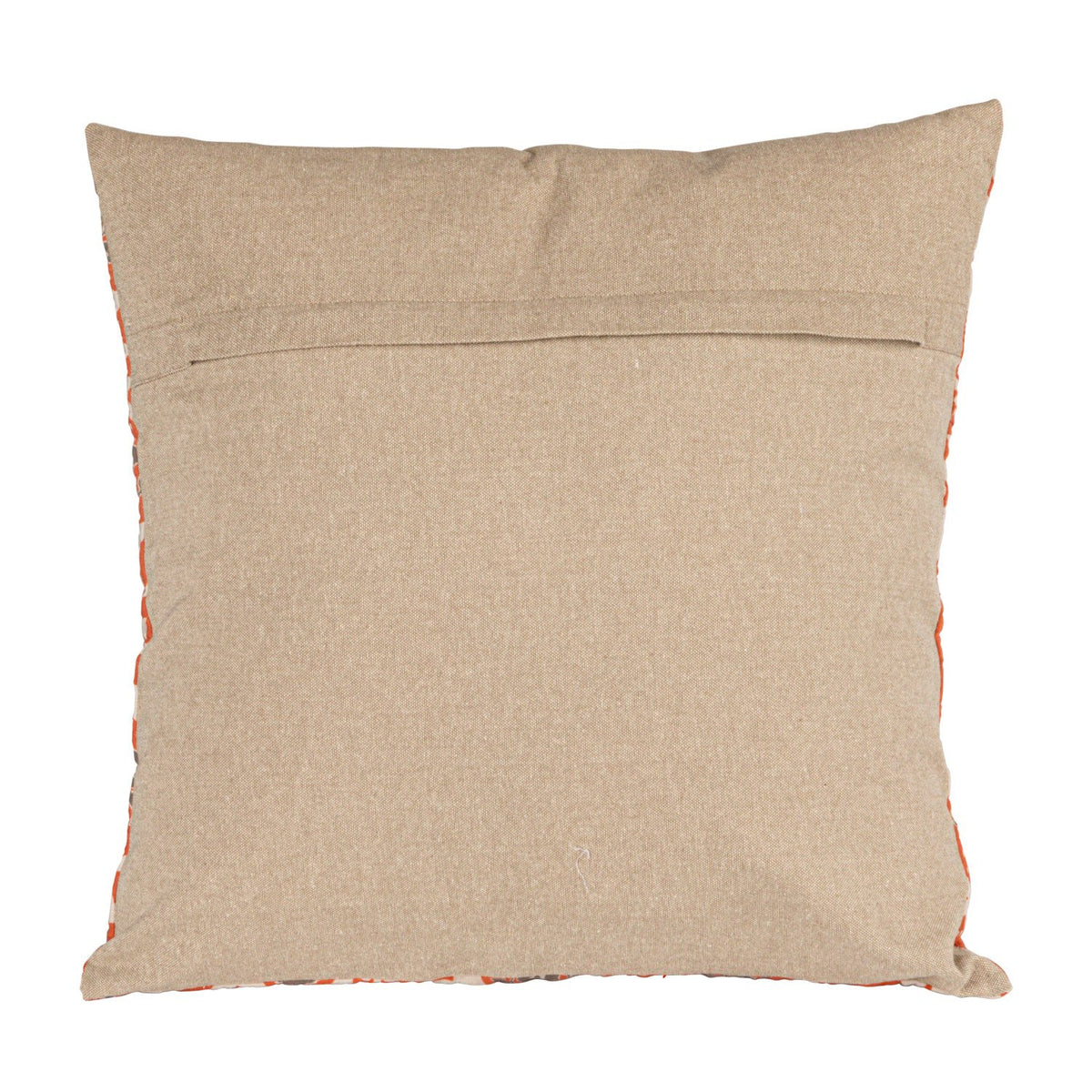 Design Shop 20" Square Cotton Voile Printed Pillow w/ Suzani Pattern
