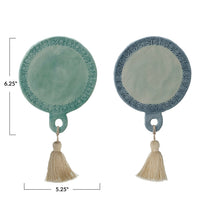 Design Shop Hand-Painted Mini Tapas Board, Set of 2