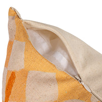 Design Shop 18" Square Cotton & Linen Printed Pillow w/ Tablescape