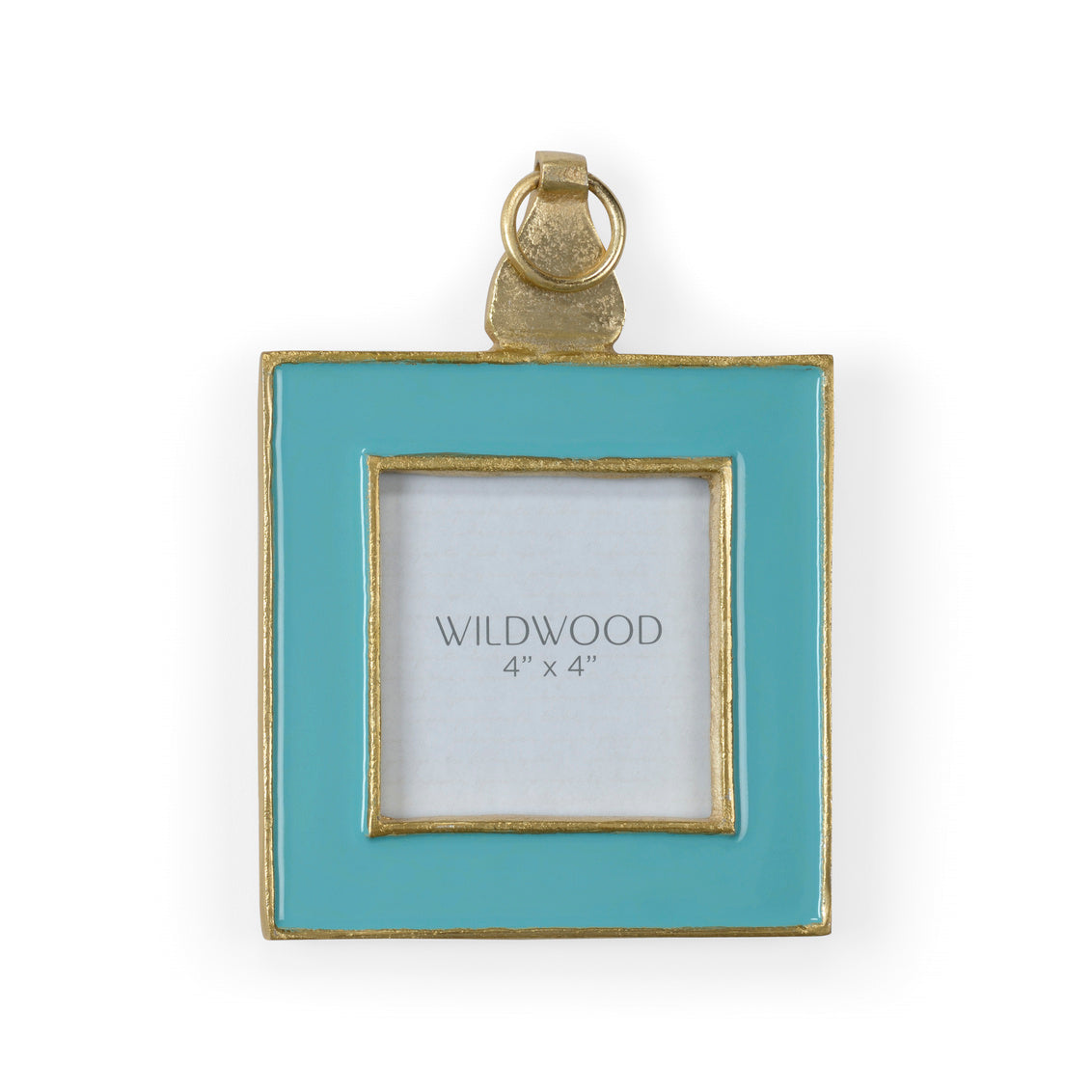 Wildwood Aqua Enamel Wall Frame (Sm)