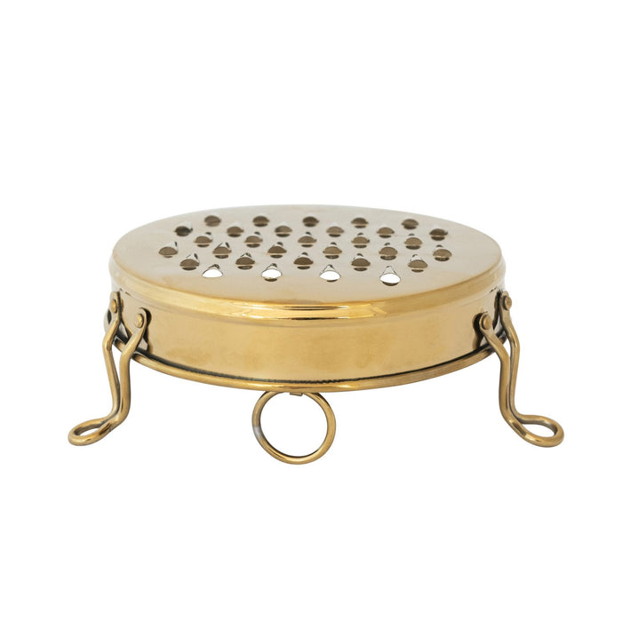 Design Shop Stainless Steel Footed Grater, Gold Finish