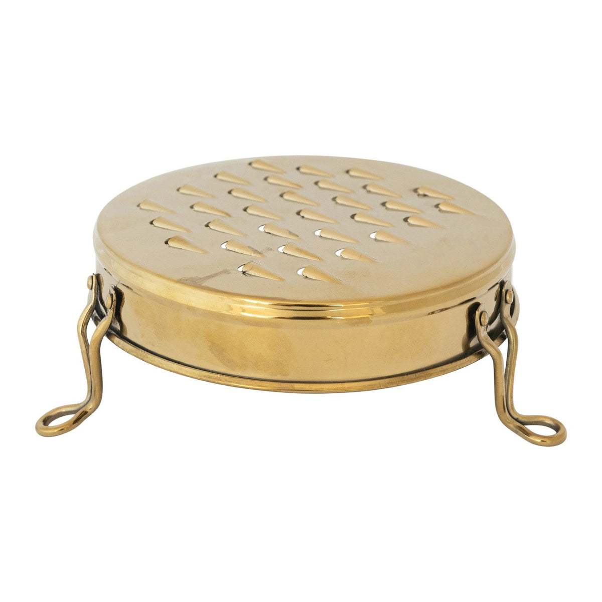 Design Shop Stainless Steel Footed Grater, Gold Finish