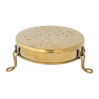 Design Shop Stainless Steel Footed Grater, Gold Finish
