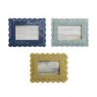 Design Shop 2-Layer Scalloped Photo Frame, Set of 3 (4" x 6" Photo)