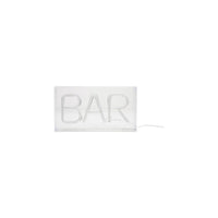 Design Shop Plastic LED Neon Light with USB Cord "BAR", Red