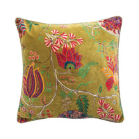 Design Shop 20" Square Cotton Blend Velvet Printed Pillow