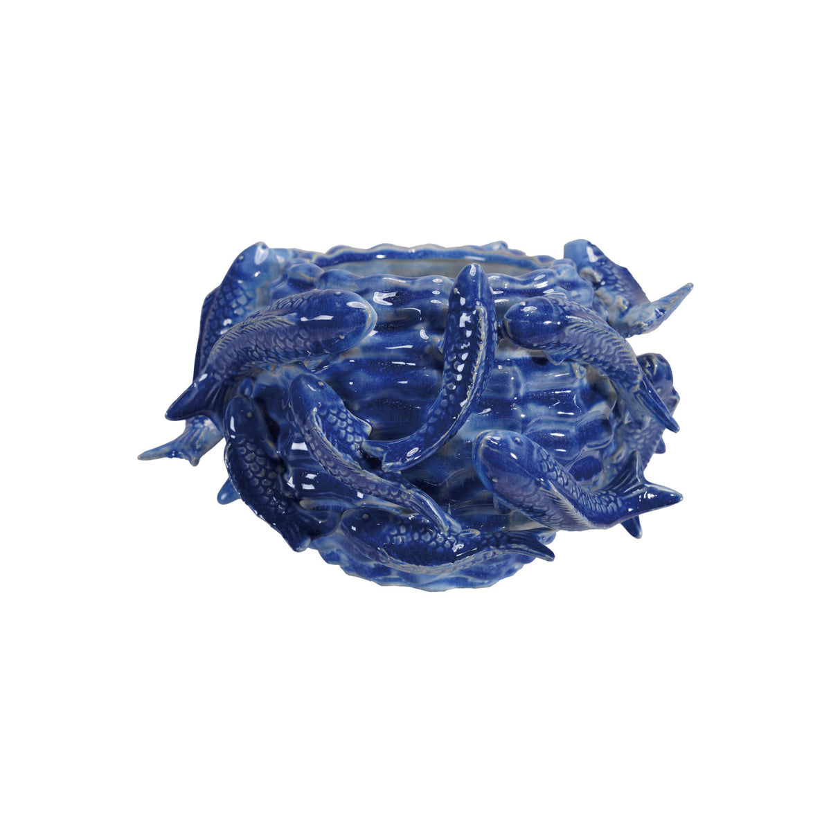 Design Shop Handmade Planter with 3D Fish