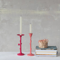 Design Shop Cast Iron Twig Taper/Candle Holder - Holds 3" Pillar/Standard Taper