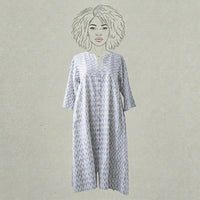 Design Shop Cotton Double Ikat Dress, Large
