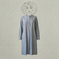 Design Shop Cotton Chambray Claire Dress/Tunic, Medium