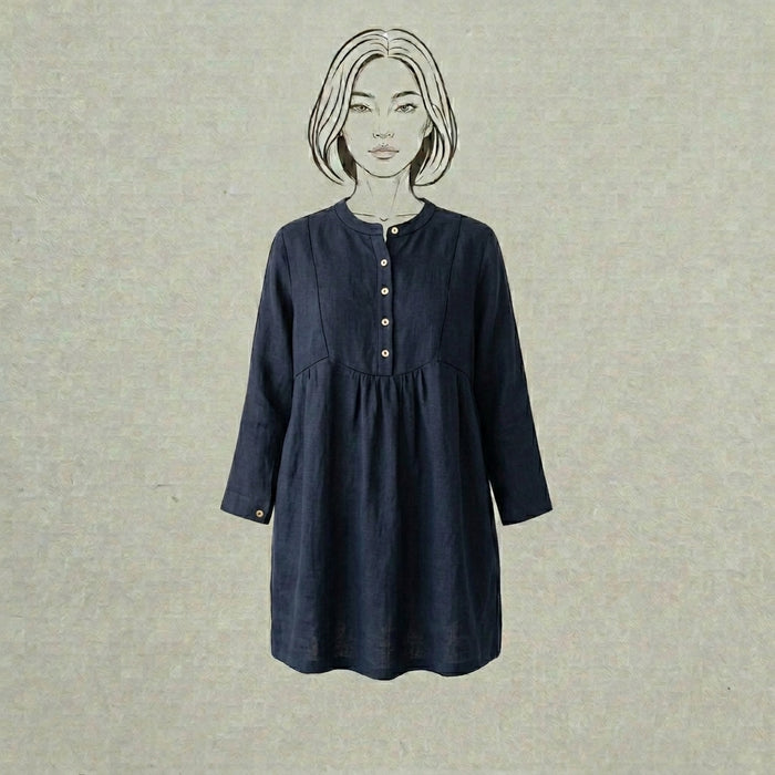 Design Shop Cotton Linen Nora Tunic, Large