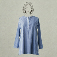 Design Shop Cotton Woven Gingham Nellie Shirt, Medium
