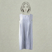 Design Shop Cotton Ticking Sarah Dress, Medium