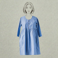 Design Shop Cotton Chambray Jess Dress, Extra Large
