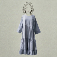 Design Shop Cotton Woven Gingham Jen Dress, Large