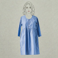 Design Shop Cotton Chambray Jess Dress, Extra Small