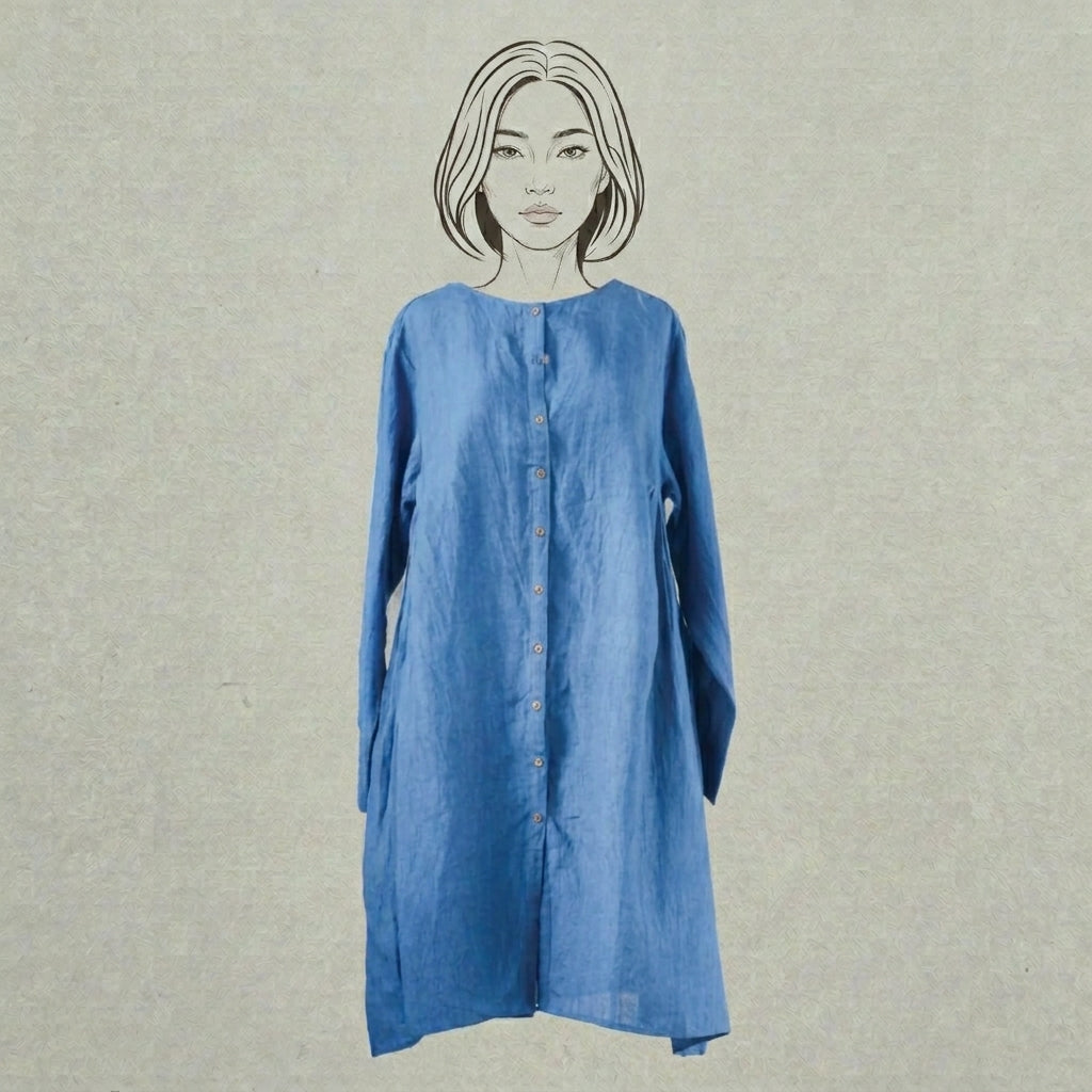 Design Shop Linen Kimmy Tunic, Small
