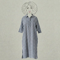 Design Shop Cotton Seer Sucker Veronica Dress, Small