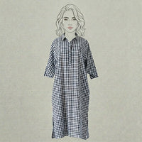 Design Shop Cotton Seer Sucker Veronica Dress, Extra Small