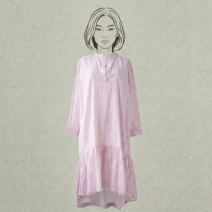 Design Shop Cotton Printed Voile Steph Dress, Medium