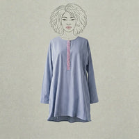 Design Shop Cotton Woven Gingham Nellie Shirt, Medium