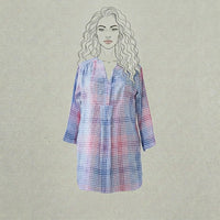 Design Shop Cotton Tess Tunic, Large