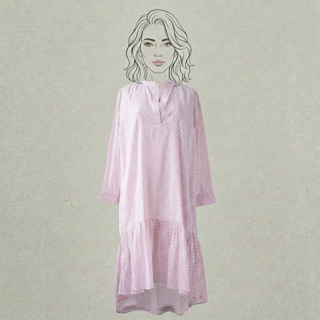 Design Shop Cotton Printed Voile Steph Dress, Large